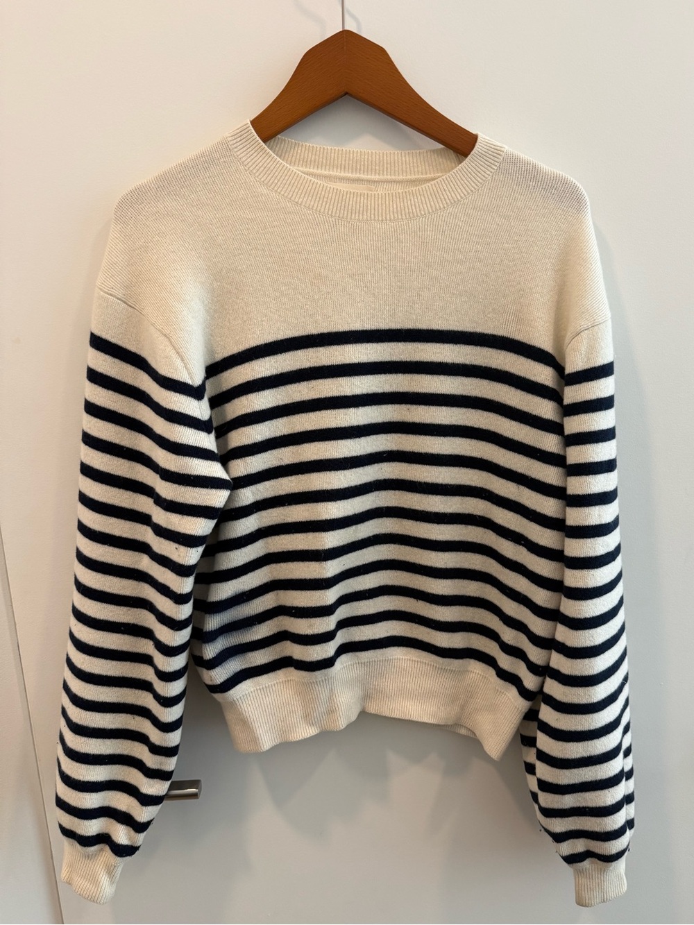 Khaite cashmere striped sweater size S small